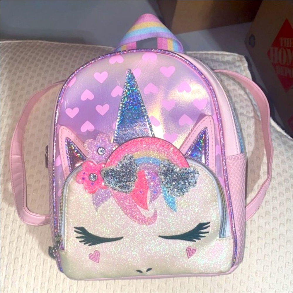 Miss Gwens OMG pink unicorn backpack Pink sparkle, Unicorn Kids Backpack